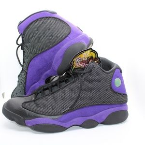 Men's Jordan 13 Retro Purple  Black/Court Purple/White DJ5982-015 Size 13